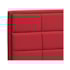 Cabeceira Queen Tallin P04 160 cm Suede  Vermelho TCA 53 - Amarena Móveis