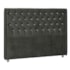 Cabeceira Queen Tóquio P04 160 cm Suede Cinza Escuro TCA 958 - Amarena Móveis