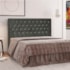 Cabeceira Queen Tóquio P04 160 cm Suede Cinza Escuro TCA 958 - Amarena Móveis