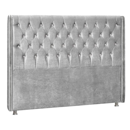 Cabeceira Queen Tóquio P04 160 cm Suede Cinza TCA 940 - Amarena Móveis