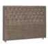 Cabeceira Queen Tóquio P04 160 cm Suede Marrom Claro TCA 945 - Amarena Móveis