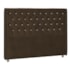 Cabeceira Queen Tóquio P04 160 cm Suede Marrom TCA 942 - Amarena Móveis