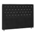 Cabeceira Queen Tóquio P04 160 cm Suede Preto TCA 944 - Amarena Móveis