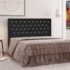 Cabeceira Queen Tóquio P04 160 cm Suede Preto TCA 944 - Amarena Móveis
