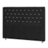 Cabeceira Queen Tóquio P04 160 cm Suede Preto TCA 944 - Amarena Móveis