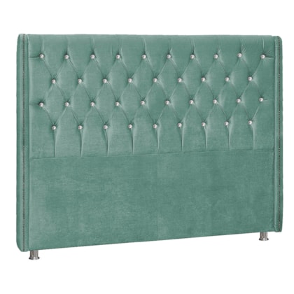 Cabeceira Queen Tóquio P04 160 cm Suede Turquesa TCA 946 - Amarena Móveis