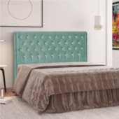 Cabeceira Queen Tóquio P04 160 cm Suede Turquesa TCA 946 - Amarena Móveis