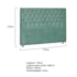 Cabeceira Queen Tóquio P04 160 cm Suede Turquesa TCA 946 - Amarena Móveis
