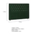 Cabeceira Queen Tóquio P04 160 cm Suede Verde TCA 947 - Amarena Móveis