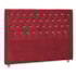 Cabeceira Queen Tóquio P04 160 cm Suede  Vermelho TCA 53 - Amarena Móveis