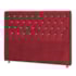 Cabeceira Queen Tóquio P04 160 cm Suede  Vermelho TCA 53 - Amarena Móveis