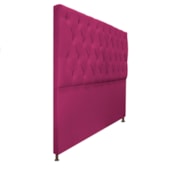 Cabeceira Sofia 140 cm Casal Suede Pink - Amarena Móveis