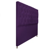 Cabeceira Sofia 140 cm Casal Suede Roxo - Amarena Móveis