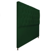 Cabeceira Sofia 140 cm Casal Suede Verde - Amarena Móveis