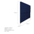 Cabeceira Sofia 195 cm King Size Suede Azul Marinho - Amarena Móveis