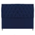 Cabeceira Sofia 195 cm King Size Suede Azul Marinho - Amarena Móveis