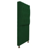 Cabeceira Sofia 90 cm Solteiro Suede Verde - Amarena Móveis