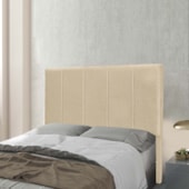 Cabeceira Solteiro Australia 90cm Linho Dourado
