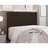 Cabeceira Solteiro Australia SPZ 90cm Suede Marrom