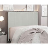 Cabeceira Solteiro Australia SPZ 90cm Veludo Prata