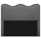Cabeceira Solteiro Bari P02 90 cm para cama Box Corano Cinza - Amarena Móveis