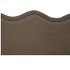 Cabeceira Solteiro Bari P02 90 cm para cama Box Suede Marrom - Amarena Móveis
