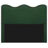 Cabeceira Solteiro Bari P02 90 cm para cama Box Suede Verde - Amarena Móveis