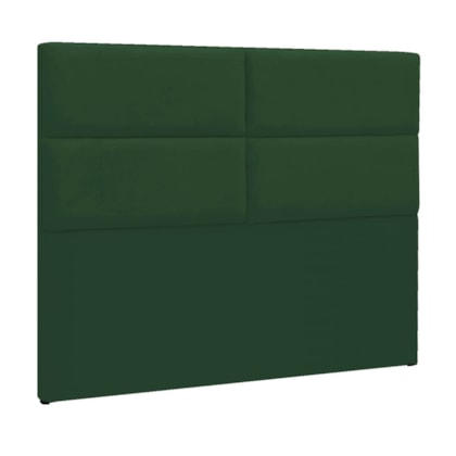 Cabeceira Solteiro Berlim P04 90 cm Suede Verde TCA 947 - Amarena Móveis