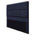Cabeceira Solteiro Brick P02 90 cm para cama Box Corano Azul Marinho - Amarena Móveis