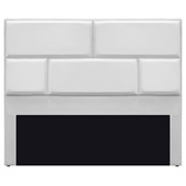 Cabeceira Solteiro Brick P02 90 cm para cama Box Corano Branco - Amarena Móveis