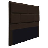 Cabeceira Solteiro Brick P02 90 cm para cama Box Corano Marrom - Amarena Móveis