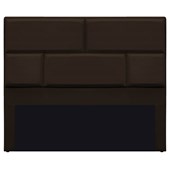 Cabeceira Solteiro Brick P02 90 cm para cama Box Corano Marrom - Amarena Móveis