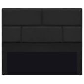 Cabeceira Solteiro Brick P02 90 cm para cama Box Corano Preto - Amarena Móveis