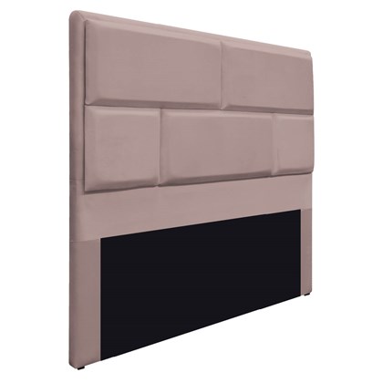 Cabeceira Solteiro Brick P02 90 cm para cama Box Linho Rosê - Amarena Móveis