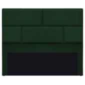 Cabeceira Solteiro Brick P02 90 cm para cama Box Suede Verde - Amarena Móveis