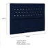 Cabeceira Solteiro Iasi P04 90 cm Suede Azul Marinho TCA 948 - Amarena Móveis