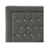 Cabeceira Solteiro Iasi P04 90 cm Suede Cinza Escuro TCA 958 - Amarena Móveis