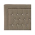 Cabeceira Solteiro Iasi P04 90 cm Suede Marrom Claro TCA 945 - Amarena Móveis