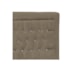 Cabeceira Solteiro Iasi P04 90 cm Suede Marrom Claro TCA 945 - Amarena Móveis