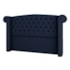 Cabeceira Solteiro Lyon P04 90 cm Suede Azul Marinho TCA 948 - Amarena Móveis