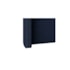 Cabeceira Solteiro Lyon P04 90 cm Suede Azul Marinho TCA 948 - Amarena Móveis