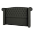 Cabeceira Solteiro Lyon P04 90 cm Suede Cinza Escuro TCA 958 - Amarena Móveis