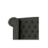 Cabeceira Solteiro Lyon P04 90 cm Suede Cinza Escuro TCA 958 - Amarena Móveis