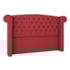Cabeceira Solteiro Lyon P04 90 cm Suede  Vermelho TCA 53 - Amarena Móveis