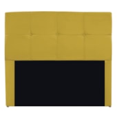 Cabeceira Solteiro Marseille P02 90 cm Suede Amarelo - Amarena Móveis