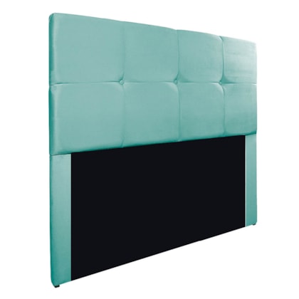 Cabeceira Solteiro Marseille P02 90 cm Suede Azul Tiffany - Amarena Móveis