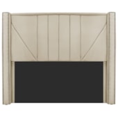 Cabeceira Solteiro Minsk P02 90 cm para cama Box Corano Bege - Amarena Móveis
