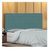 Cabeceira Solteiro Palermo P04 90 cm Suede Turquesa TCA 946 - Amarena Móveis