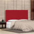 Cabeceira Solteiro Porto P04 90 cm Suede  Vermelho TCA 53 - Amarena Móveis