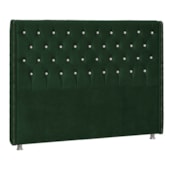 Cabeceira Solteiro Tóquio P04 90 cm Suede Verde TCA 947 - Amarena Móveis